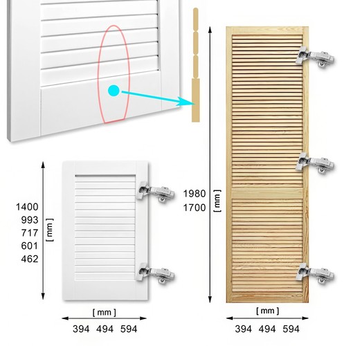 Natural wood white wave - natural,